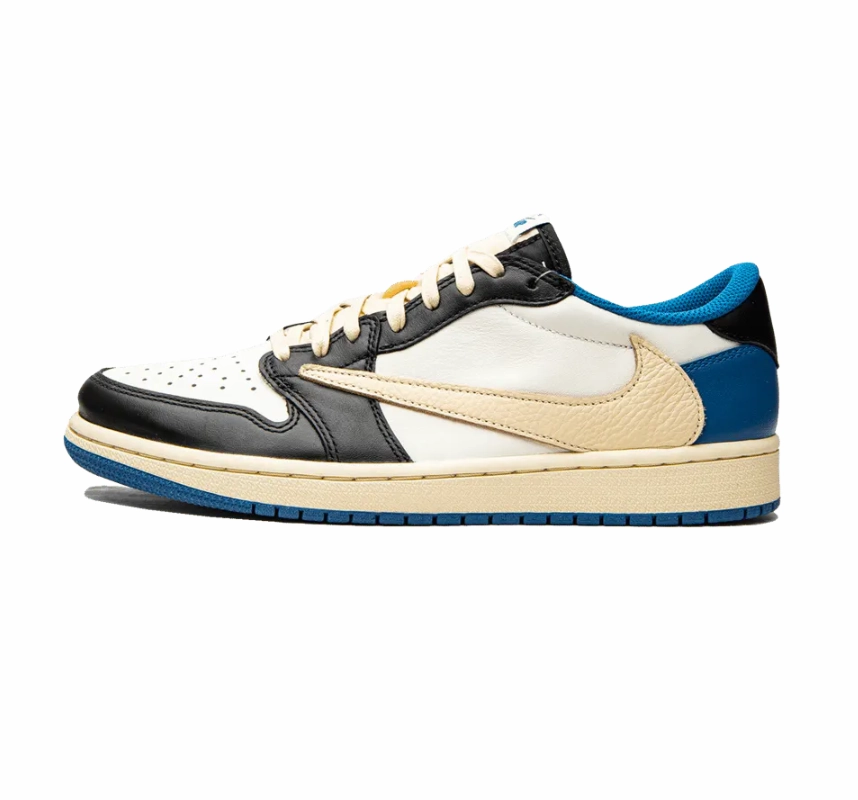 Jordan 1 Low Fragment X Travis Scott long - distance runners' shoes