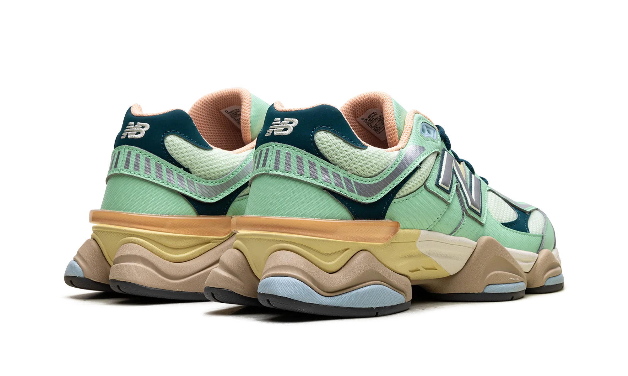 9060 "Sweetgrass Deep Ocean" running in straight tracks shoes Racing performance