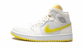 AIR JORDAN 1 MID SE WMNS "Voltage Yellow" Timeless arch Urban Minimal
