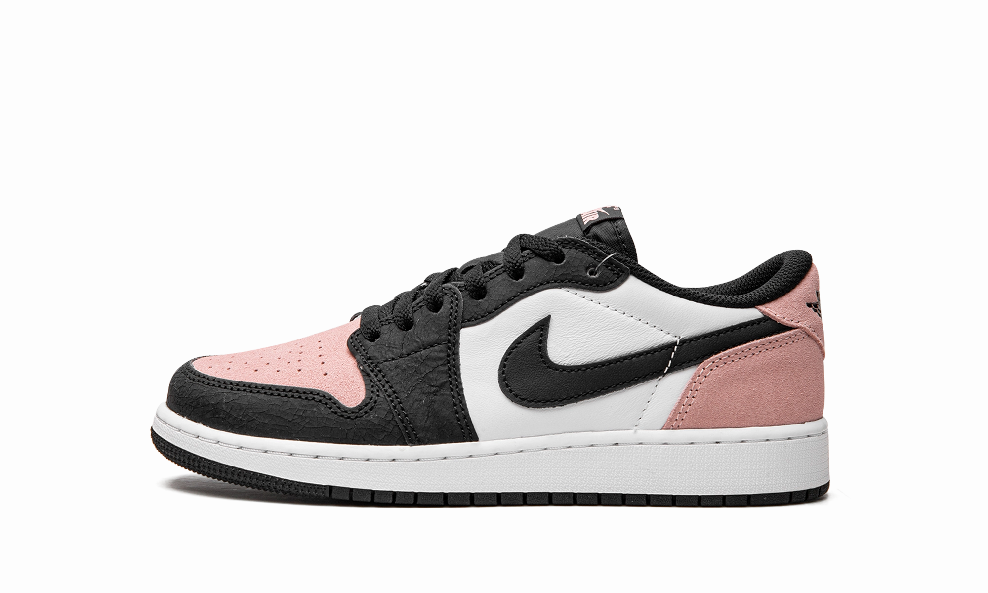 Structured grip Air Jordan 1 Retro Low OG GS "Bleached Coral"