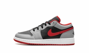 Air Jordan 1 Low GS "Black / Fire Red" Day Long Wear