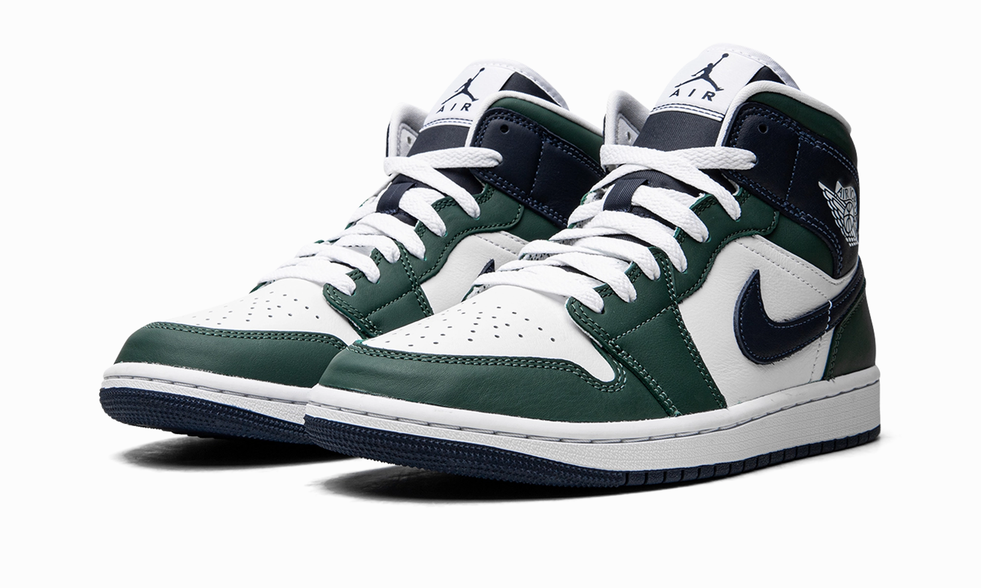 AIR JORDAN 1 MID SE WMNS "Noble Green" Running Vibe