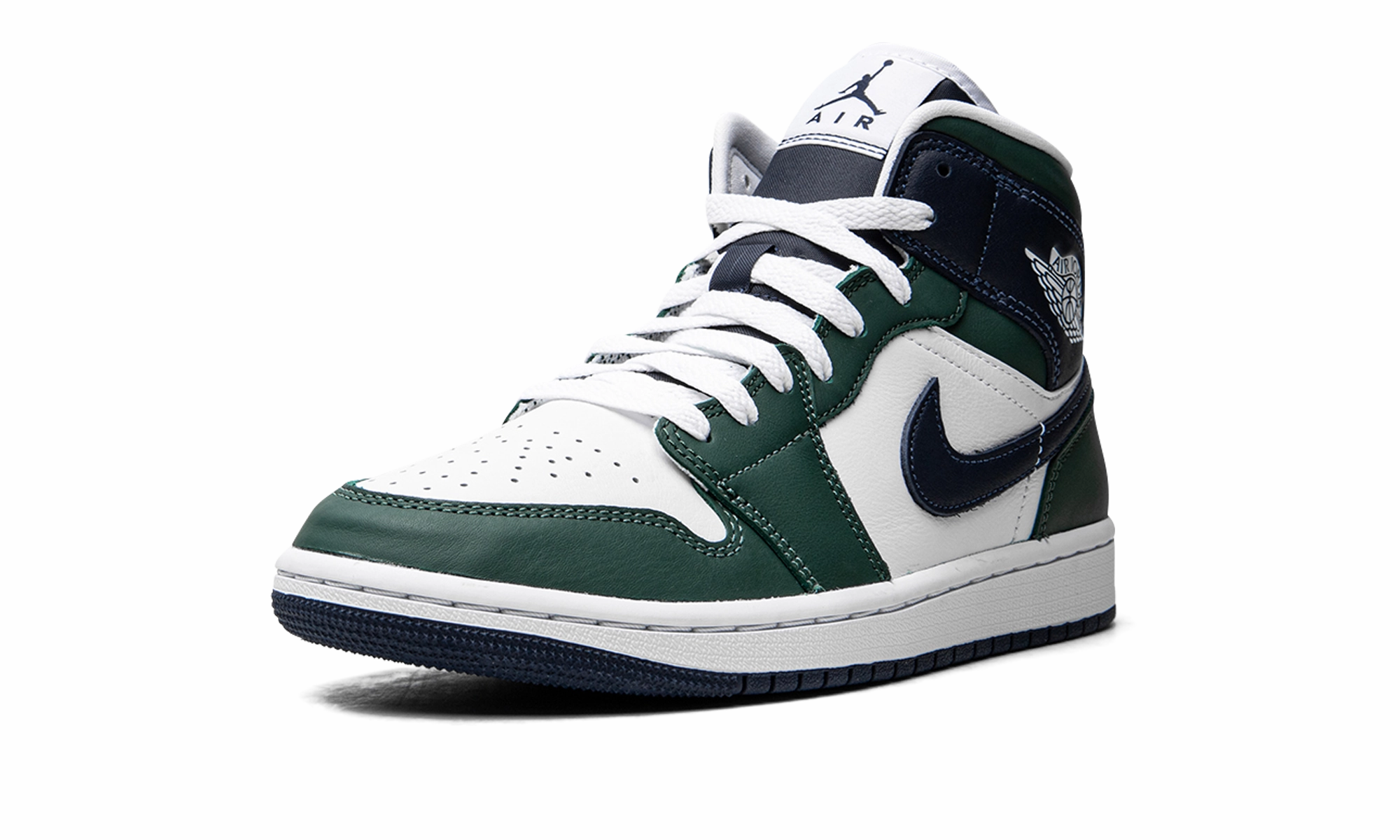 Step Ease Maximum Stability AIR JORDAN 1 MID SE WMNS "Noble Green"