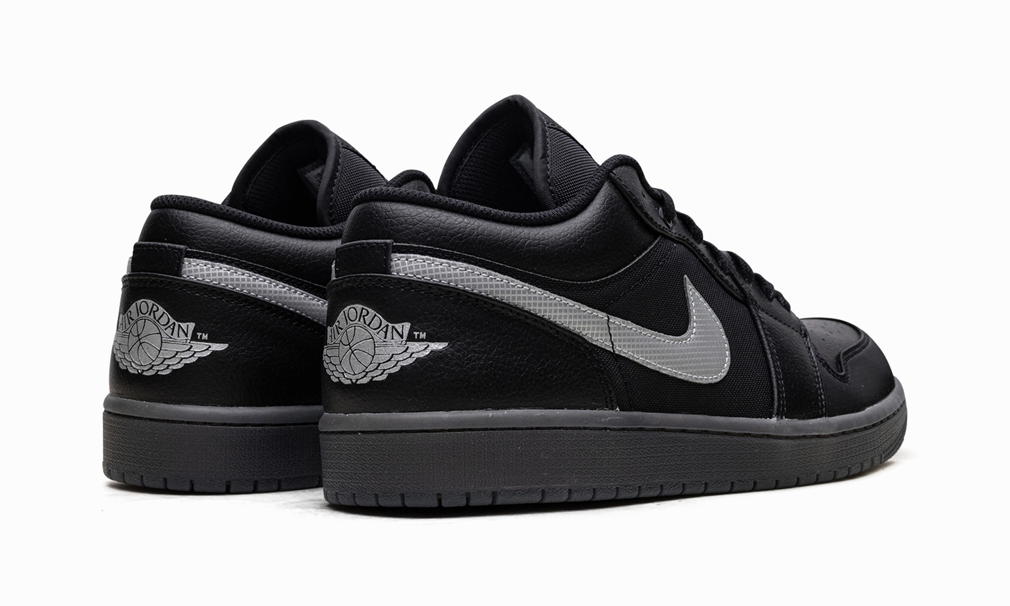 Energy Powered Vent Mesh Jordan 1 Low "Black White Dark Smoke Grey"