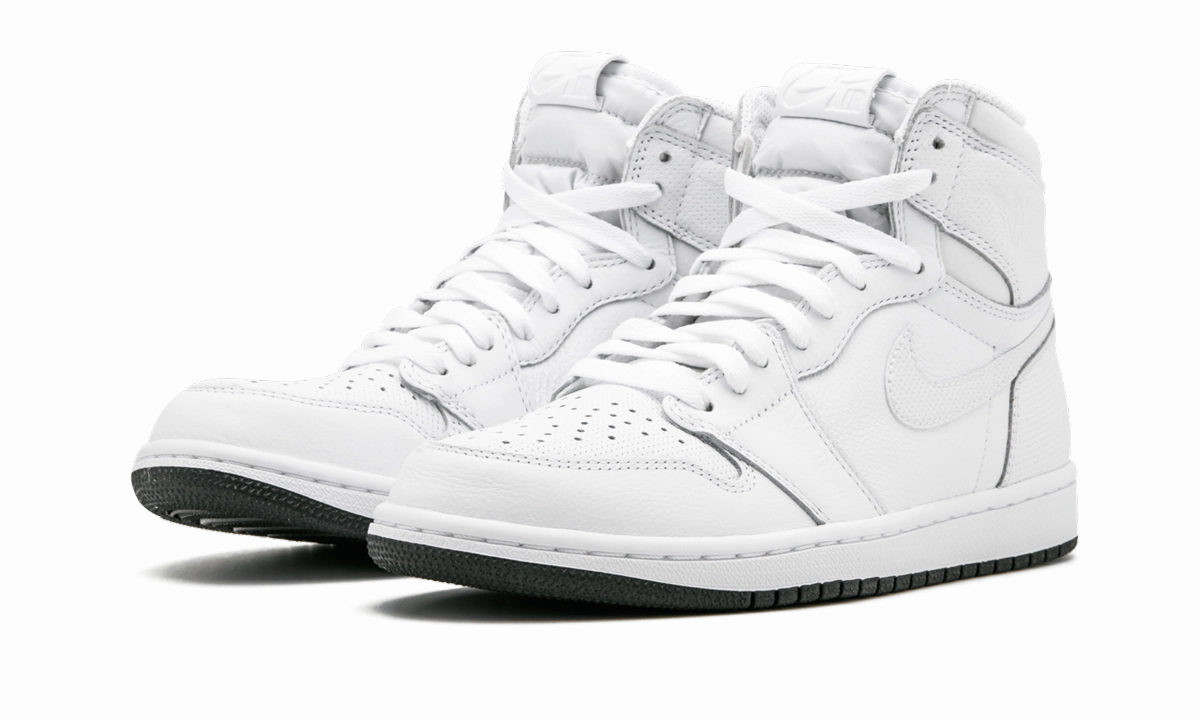 Air Jordan 1 Retro High OG "White Perforated" Stylish Fit Smooth Design