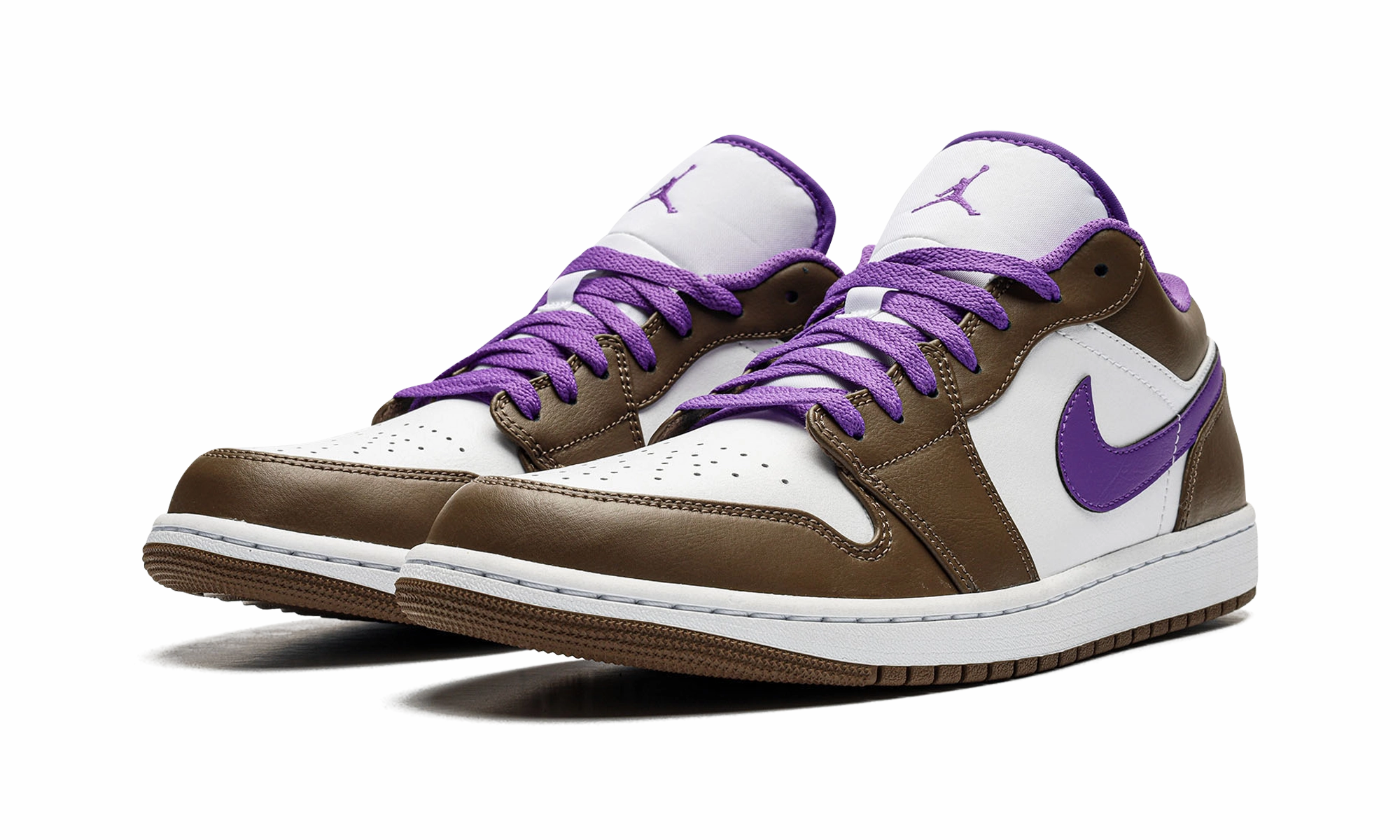 Air Jordan 1 Low "Purple Mocha" Sleek Design Basic Fit