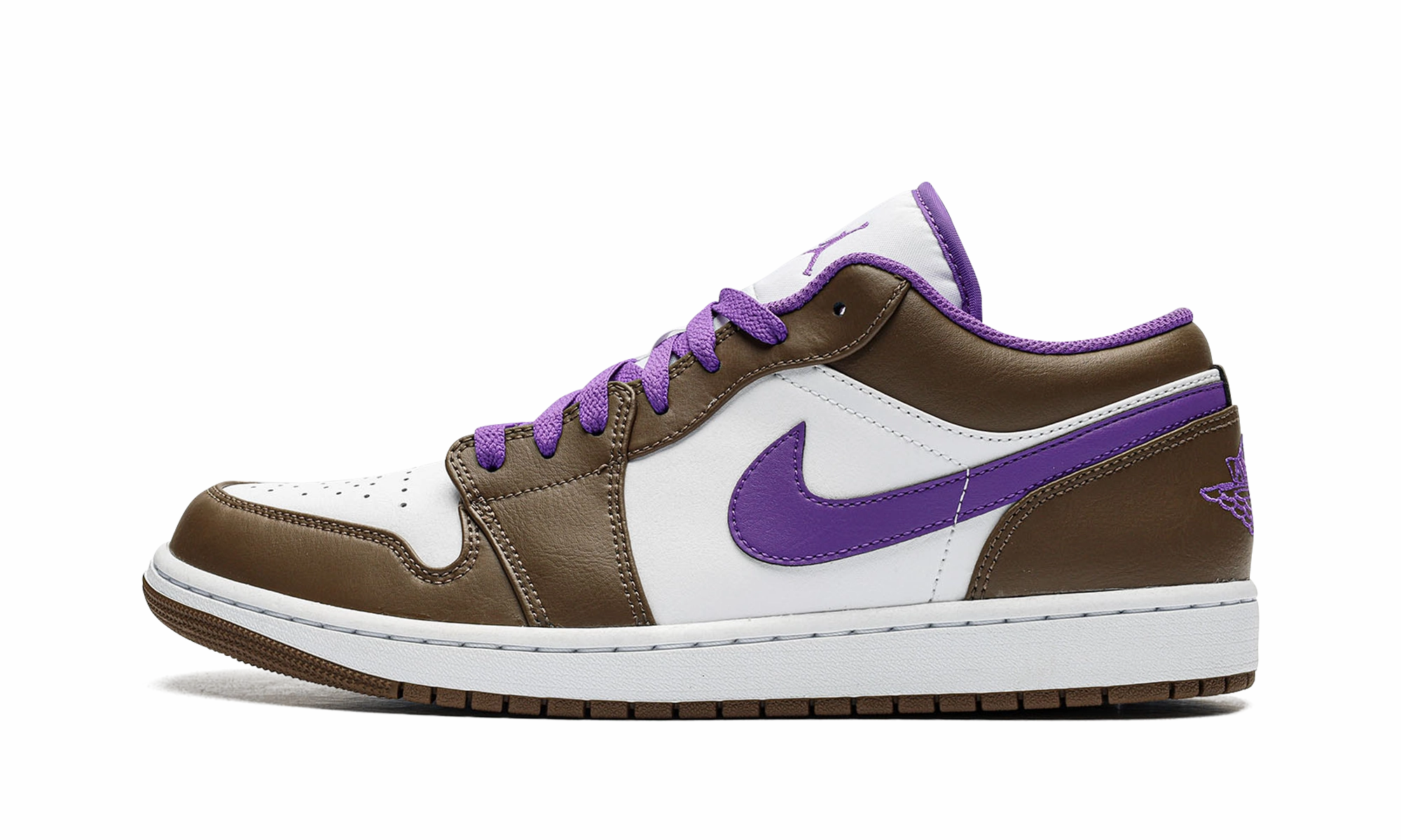 Ready To Go Slip-resistant look Air Jordan 1 Low "Purple Mocha"