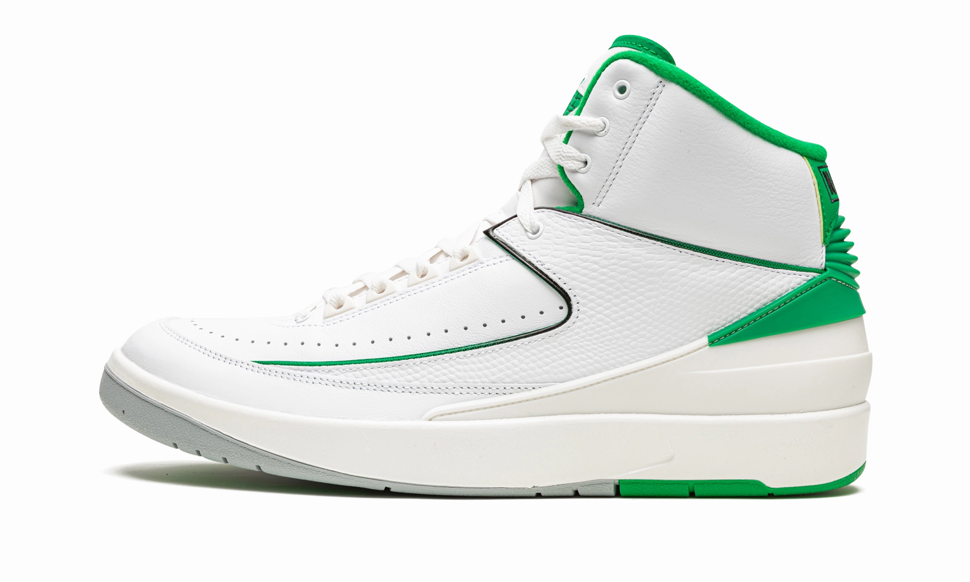 Smooth Design Air Jordan 2 "Lucky Green"