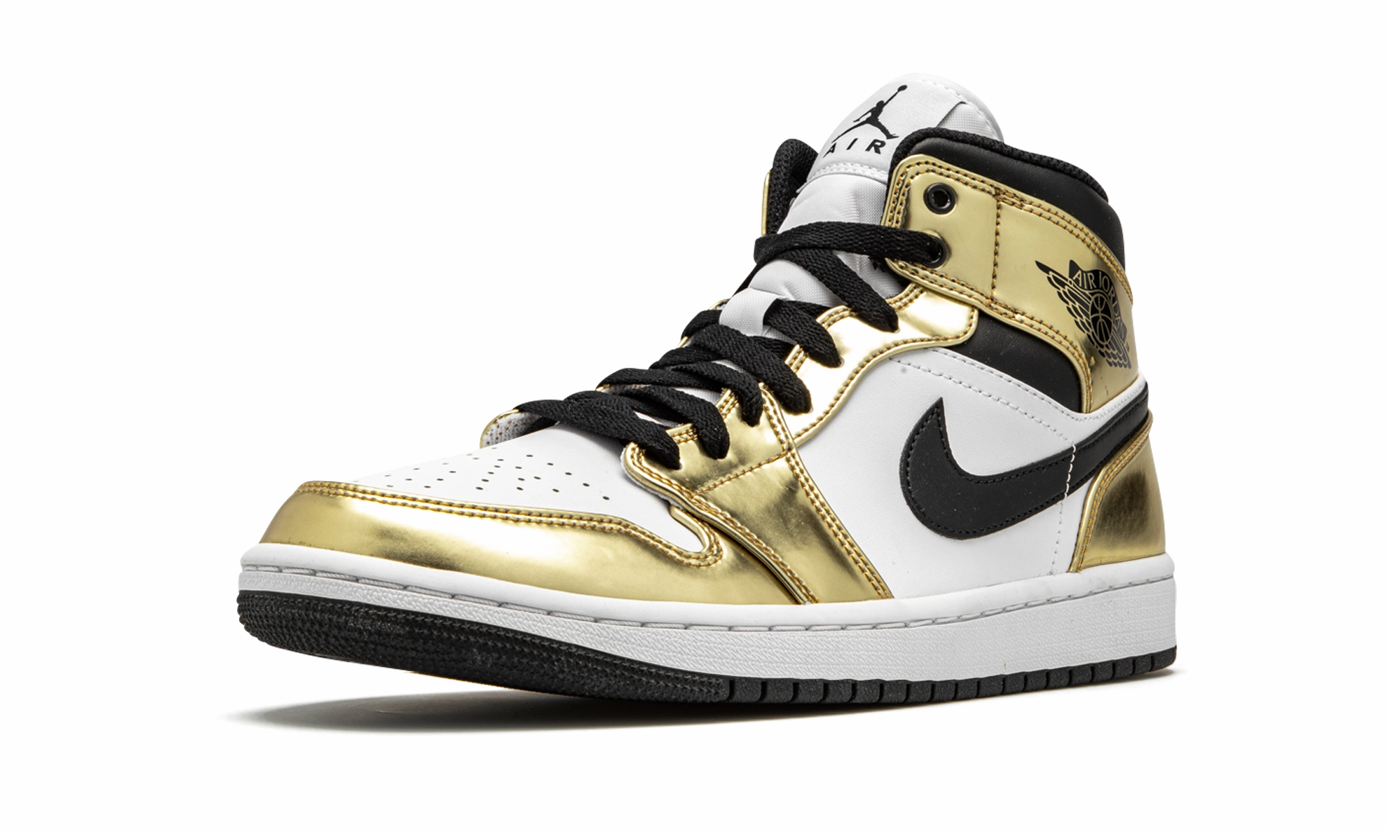 Air Jordan 1 Mid SE "Metallic Gold" Gym Equipment Back Pull