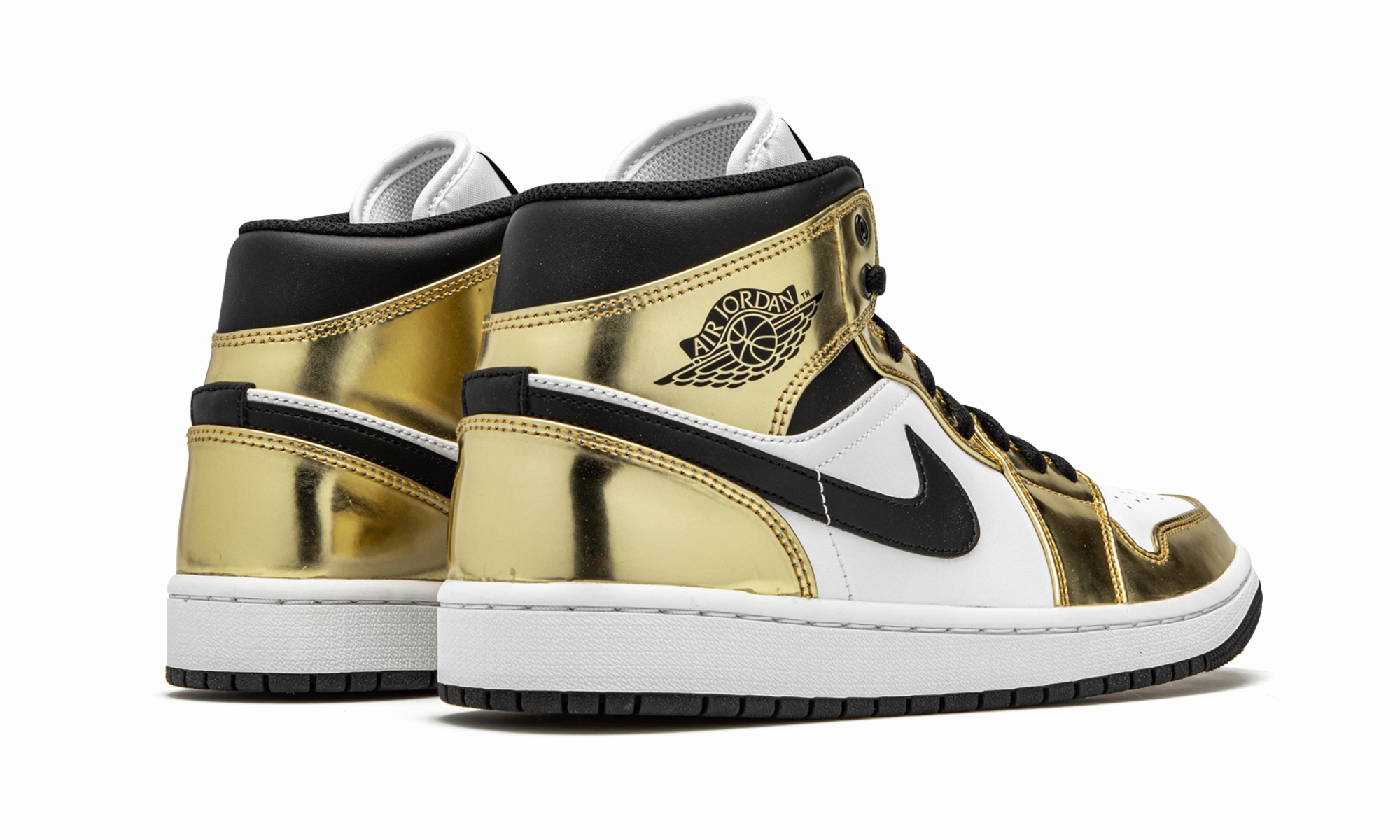 Fast Wear cool tones Air Jordan 1 Mid SE "Metallic Gold"