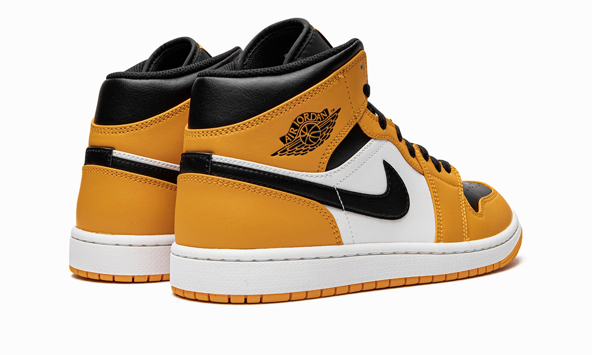 Air Jordan 1 Mid "Taxi" Built-in silhouette Versatile Style