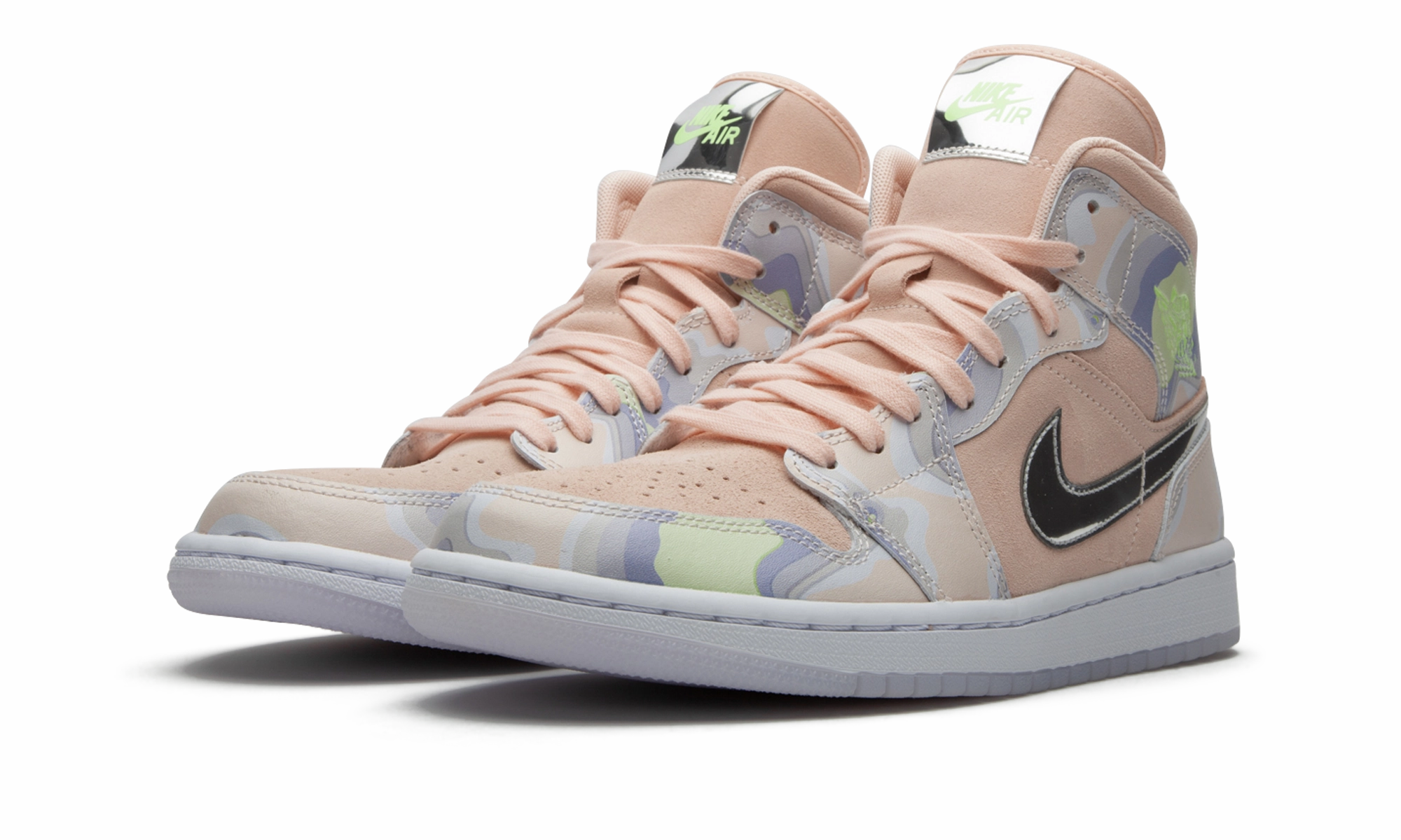 Effortless Ease Boosted style Air Jordan 1 Mid SE WMNS "P(Her)spective"