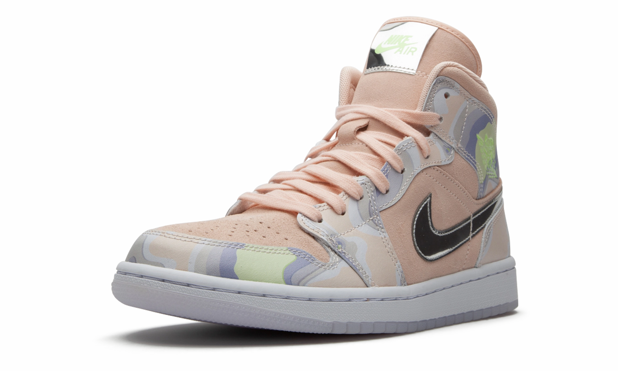 Subtle design Air Jordan 1 Mid SE WMNS "P(Her)spective"