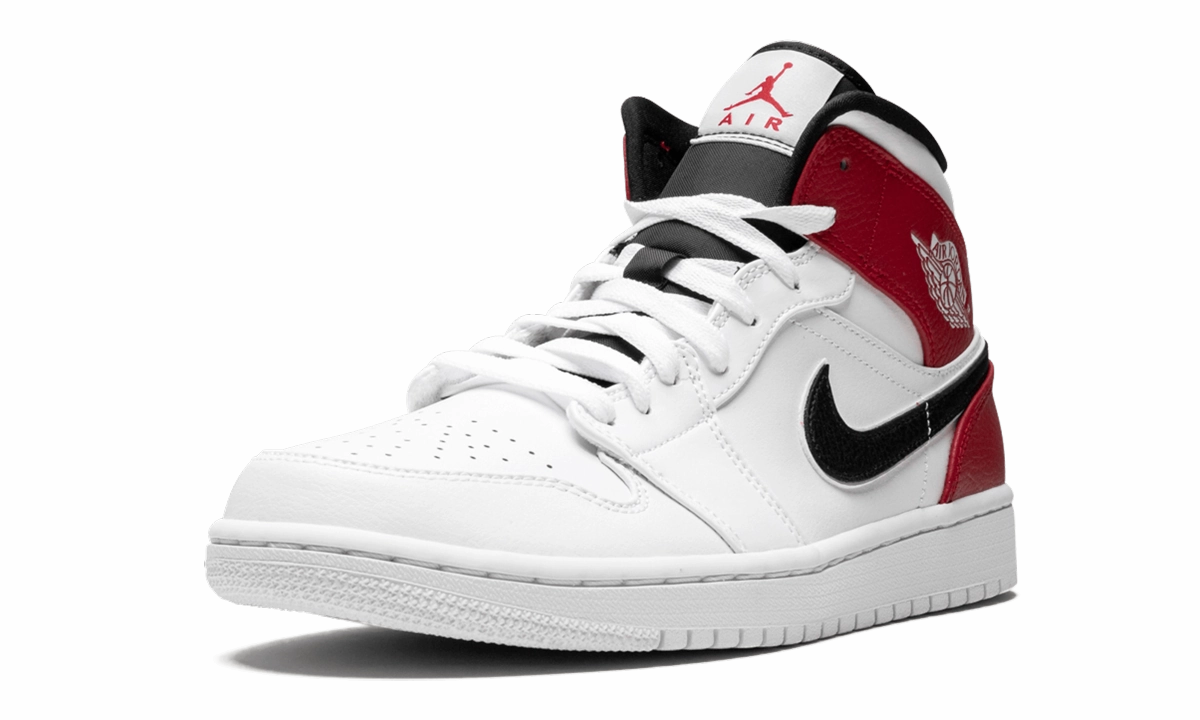 Air Jordan 1 Mid "White Chicago" Run Fast