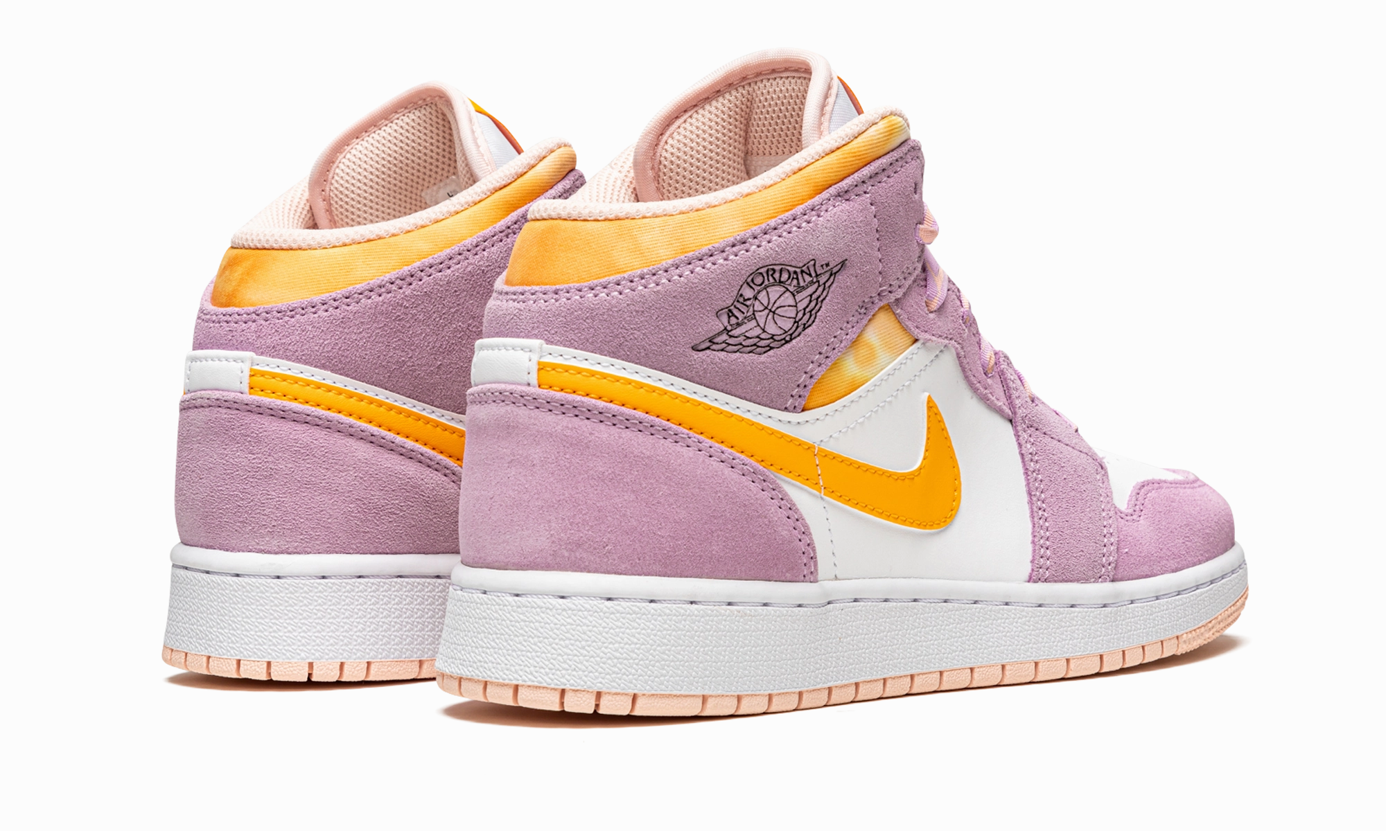 Layered Design Ultimate Flex Air Jordan 1 Mid SE GS "Arctic Pink"