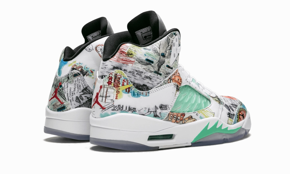 Air Jordan 5 Retro "WINGS" festival - themed running wear budget - friendly shoes