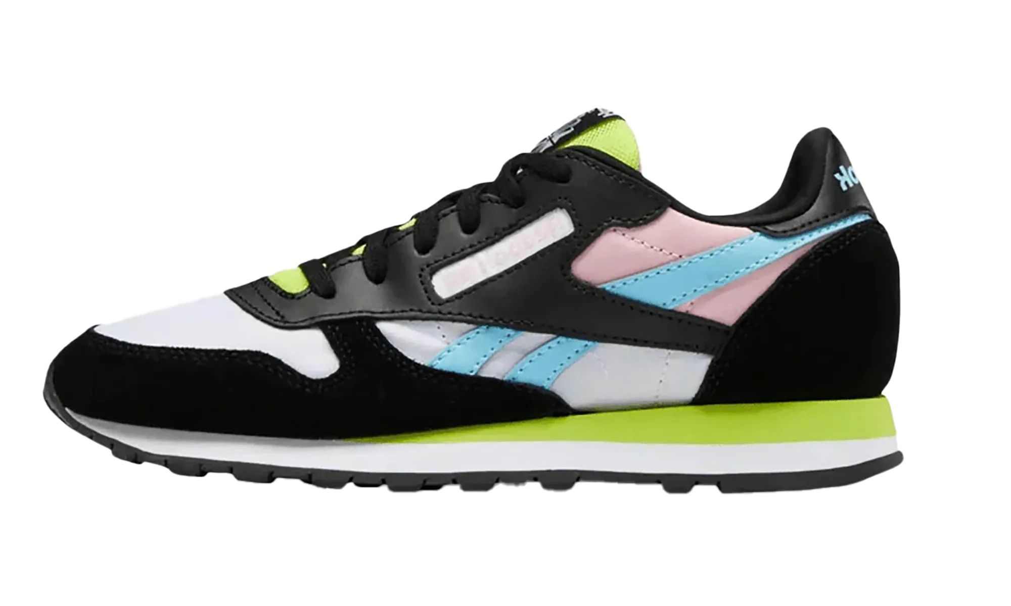 flexibility - enhancing shoes CL LTHR GS "Black/Pink/Light Blue"