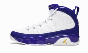 Air Jordan 9 Retro "Kobe" Park Run running in a train station area shoes