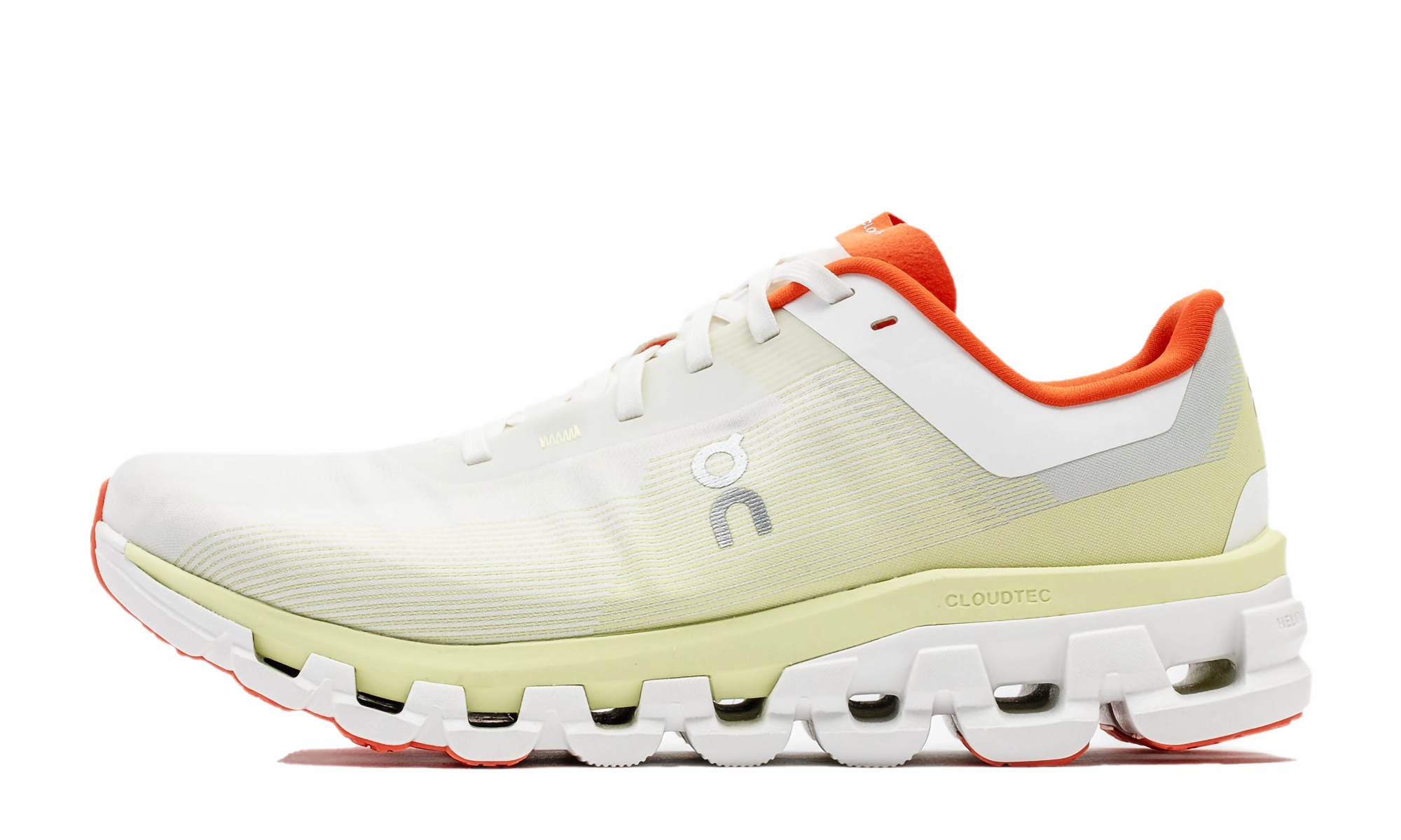 logo - embossed shoes Cloudflow 4 "White Hay"