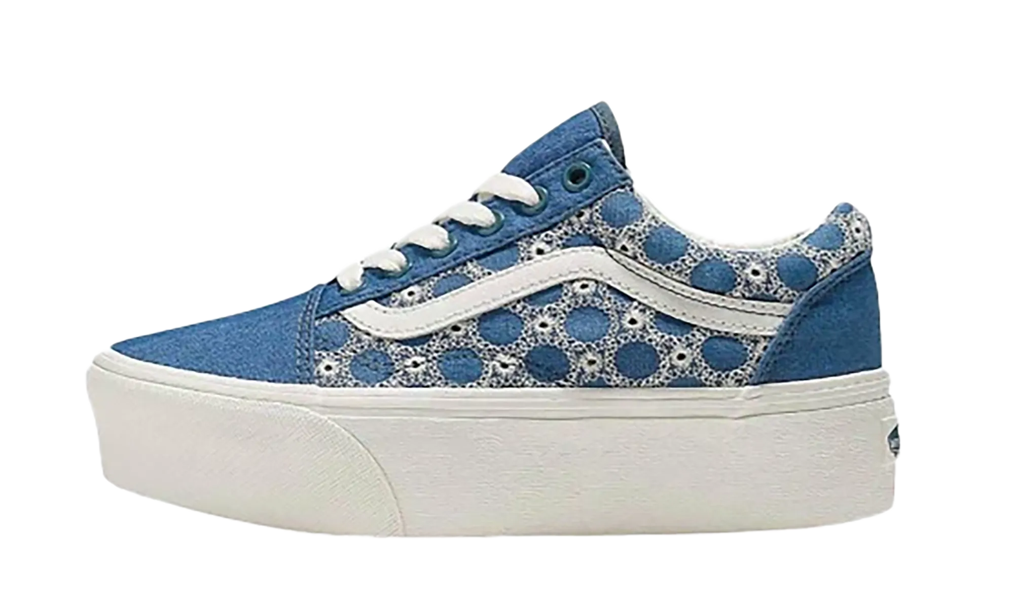 Indoor Step Lake Jog Old Skool "Stackform - Denim Blue"