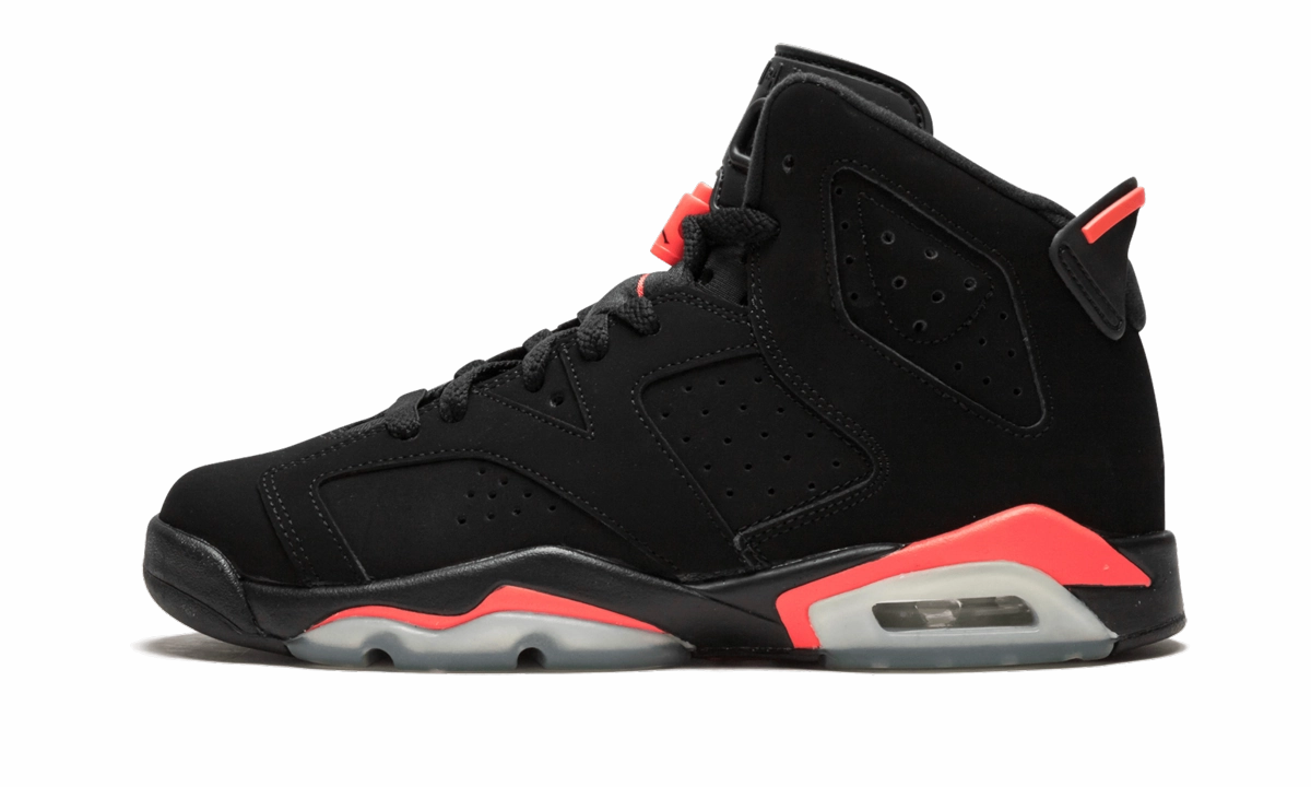 Air Jordan 6 Retro GS "Infrared" plyometric - training running shoes casual wear shoes