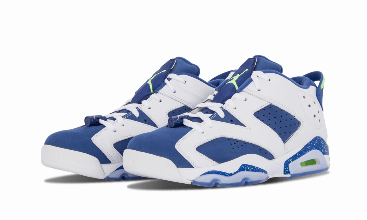 running in professional tracks shoes running on flats Air Jordan 6 Retro Low "Seahawks"