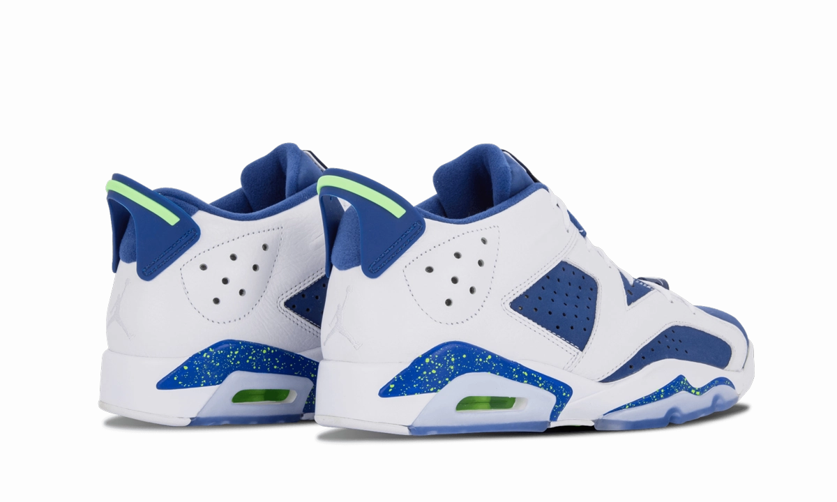 sports - themed shoes supportive shock - absorbing shoes Air Jordan 6 Retro Low "Seahawks"