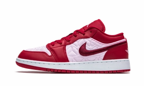 Structured ease Tread Pattern Air Jordan 1 Low SE GS "Pink Quilt"