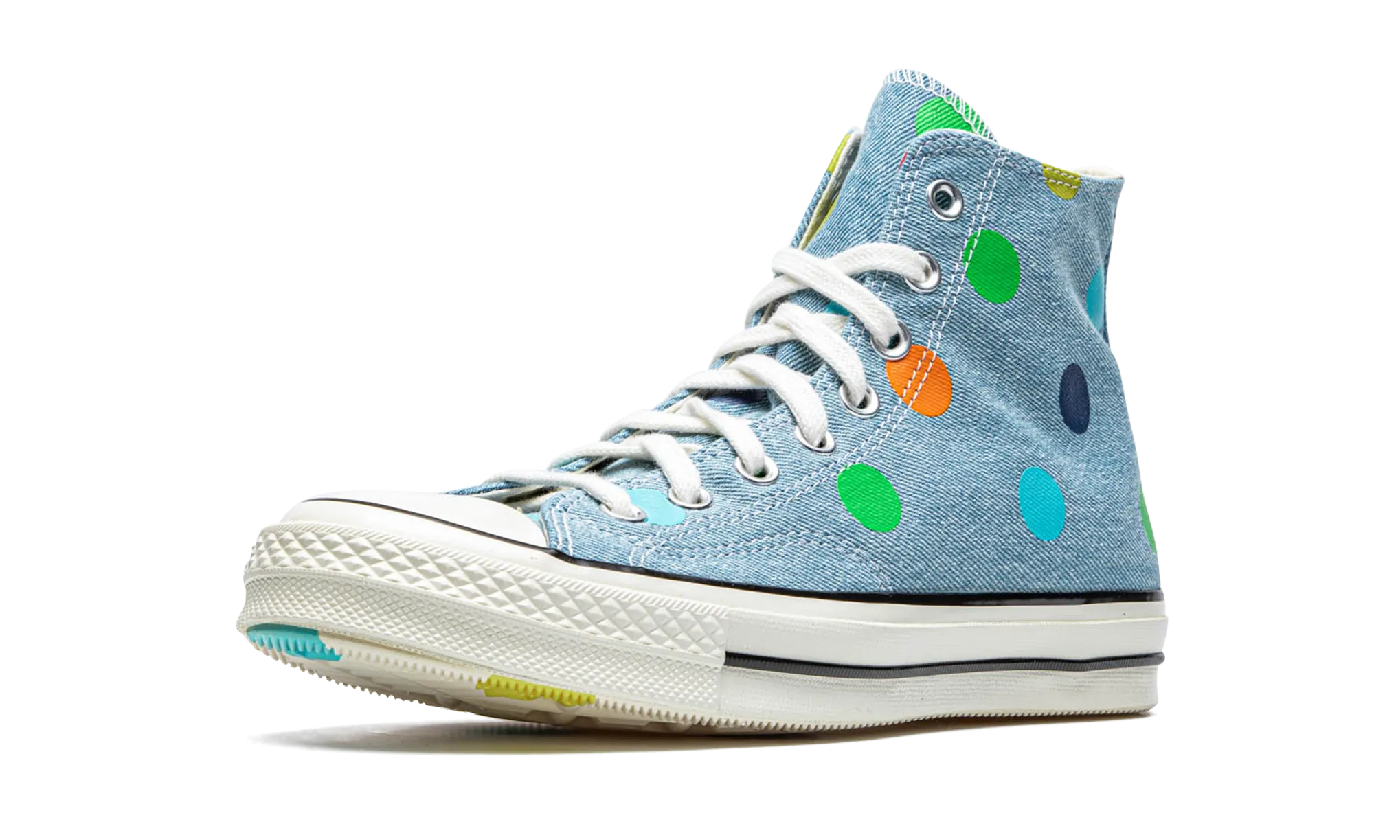 Chuck 70 Hi "Golf Wang - Denim Polka Dots" Wave Hike