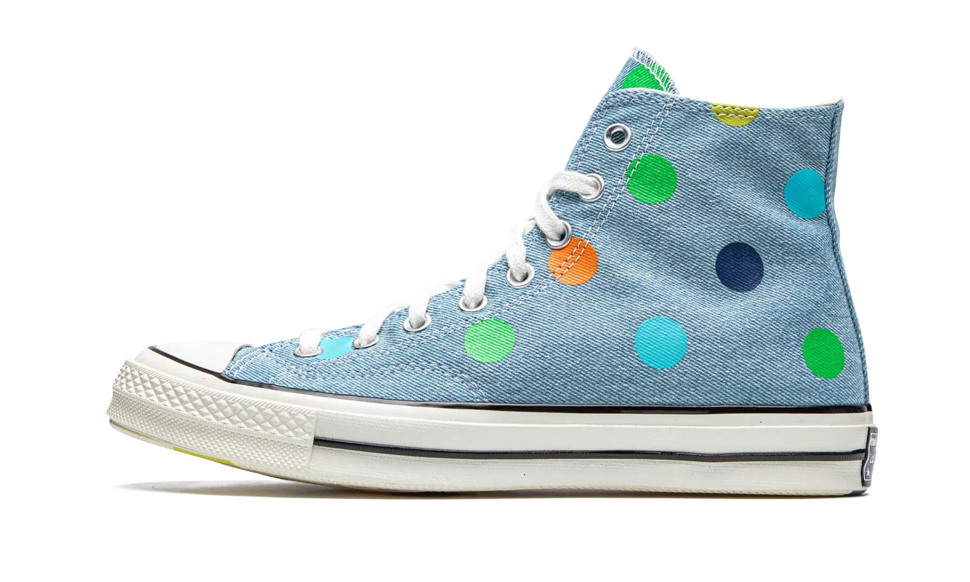 Chuck 70 Hi "Golf Wang - Denim Polka Dots" Breathable Shoes Rock Jog