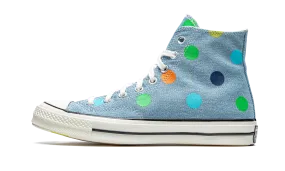 Chuck 70 Hi "Golf Wang - Denim Polka Dots" Breathable Shoes Rock Jog