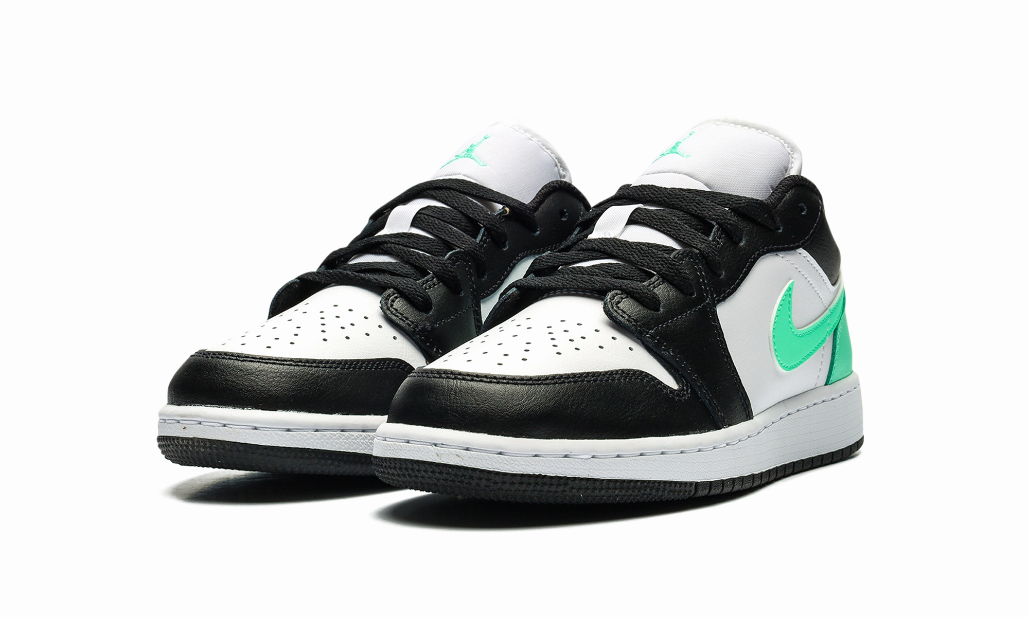 Air Jordan 1 Mid GS "GREEN GLOW" Comfort Slip