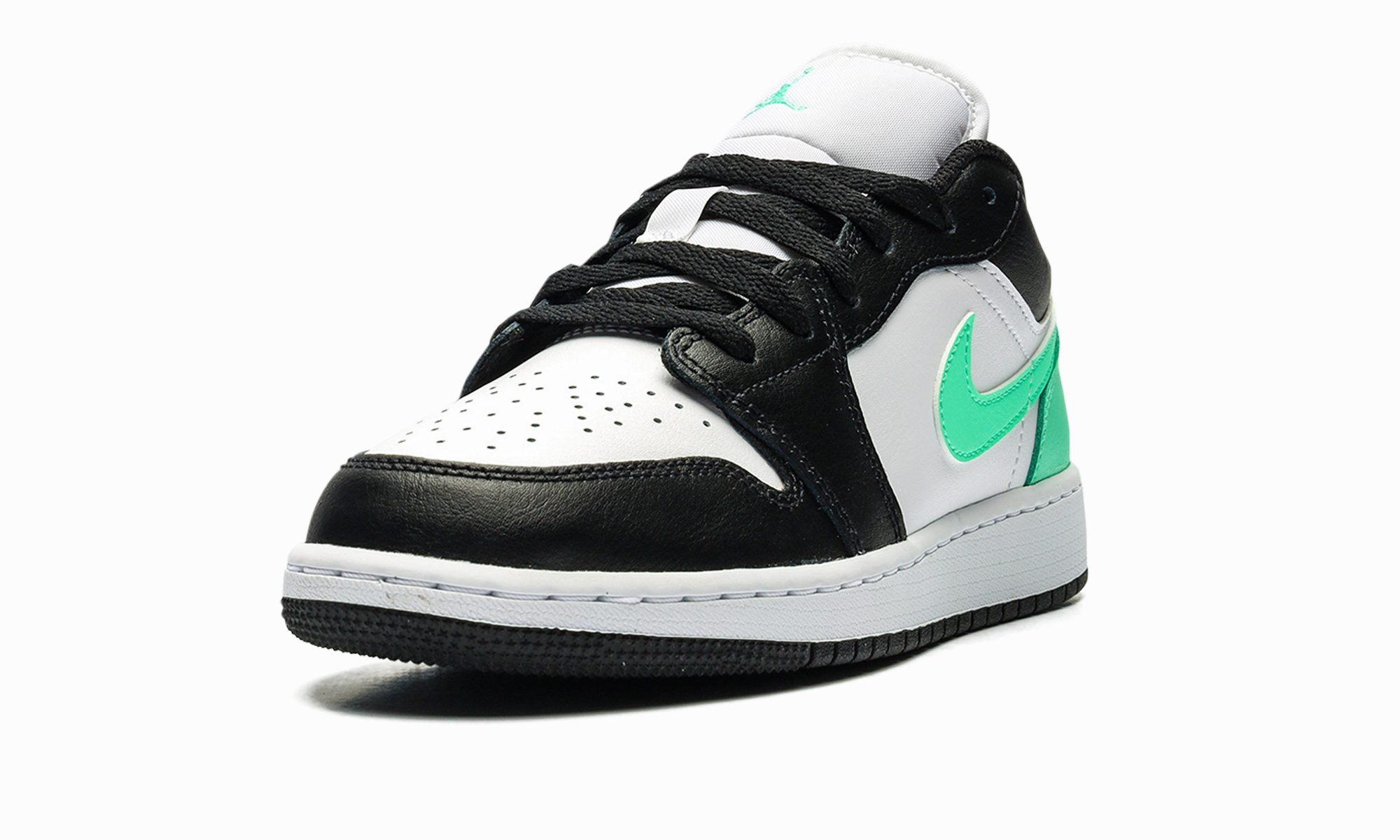 Run Support All-around ease Air Jordan 1 Mid GS "GREEN GLOW"