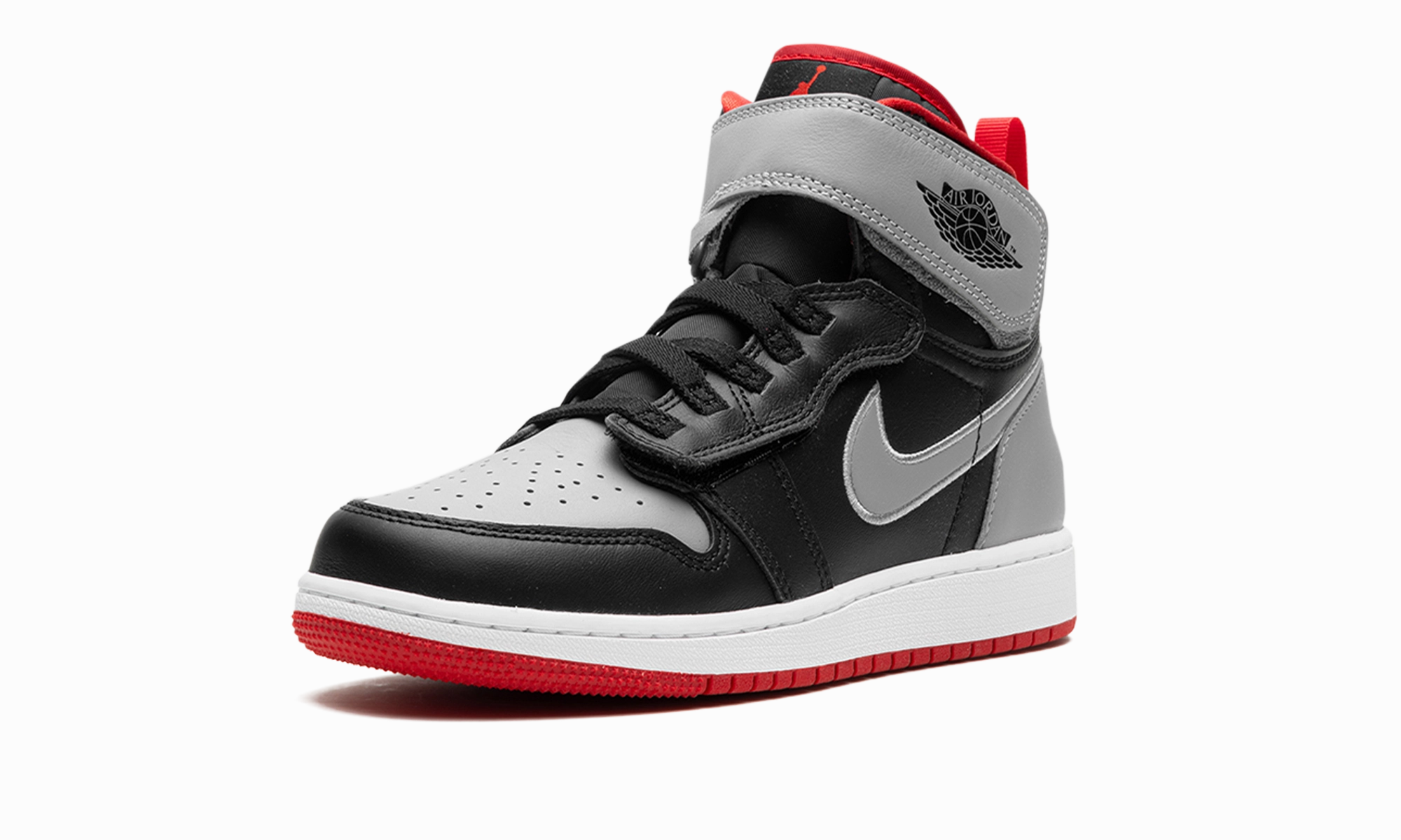 Air Jordan 1 Hi Flyease GS "Bread Shadow" Breathable piece Daily Trainer
