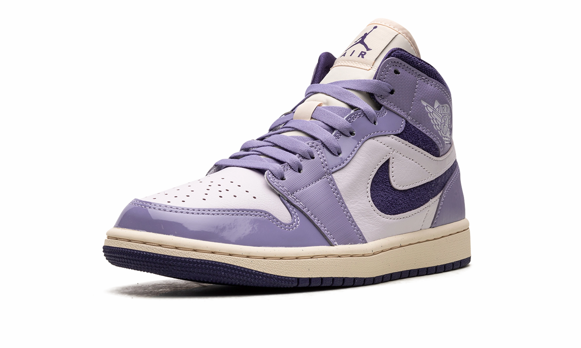 Power Step Basic Style AIR JORDAN 1 MID WMNS "Sky J Purple"