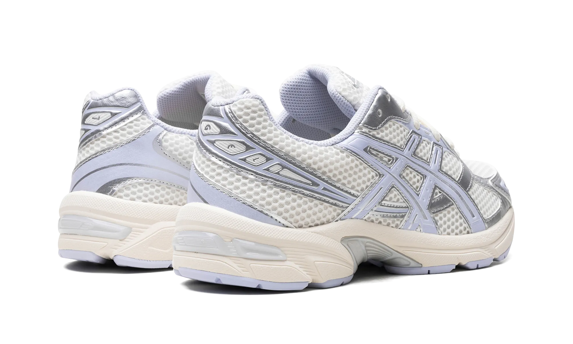 Gel-1130 WMNS "BLUE FADE/WHITE" running in snowy weather Color - coordinated