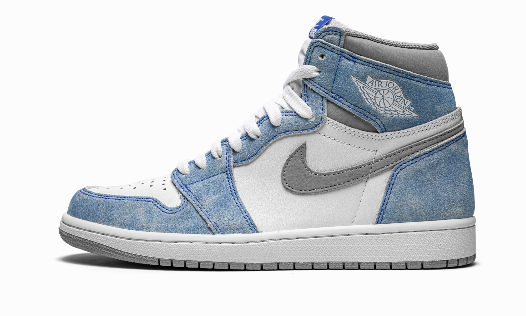 Air Jordan 1 Retro High OG "Hyper Royal" Support Cushion Flexible Steps