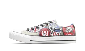 All Star Old Biker Ox Low Top Sneakers "Chuck Taylor" Durable Build