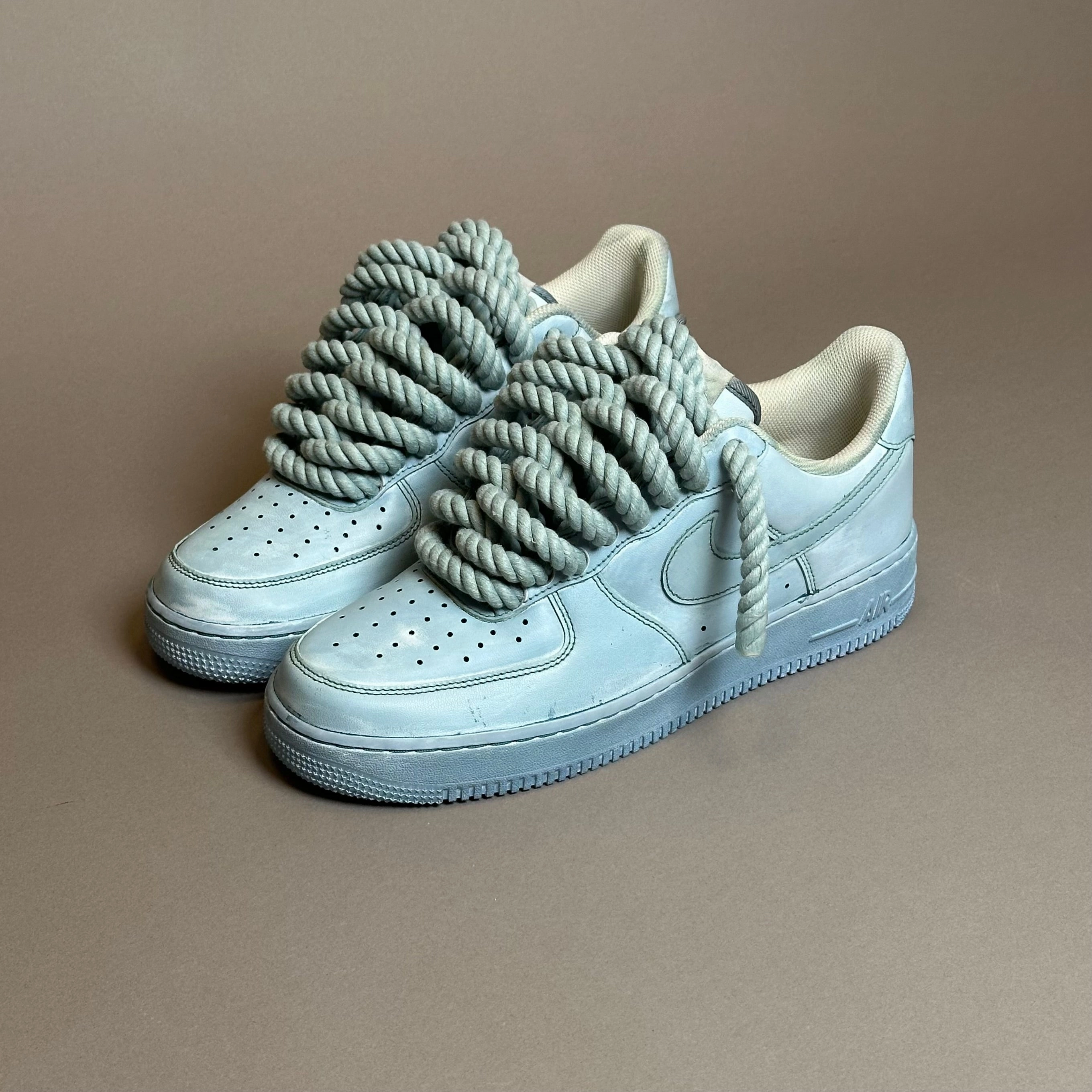 Nike Air Force 1 Rope Laces??Total Water Green V1 hurdles shoes