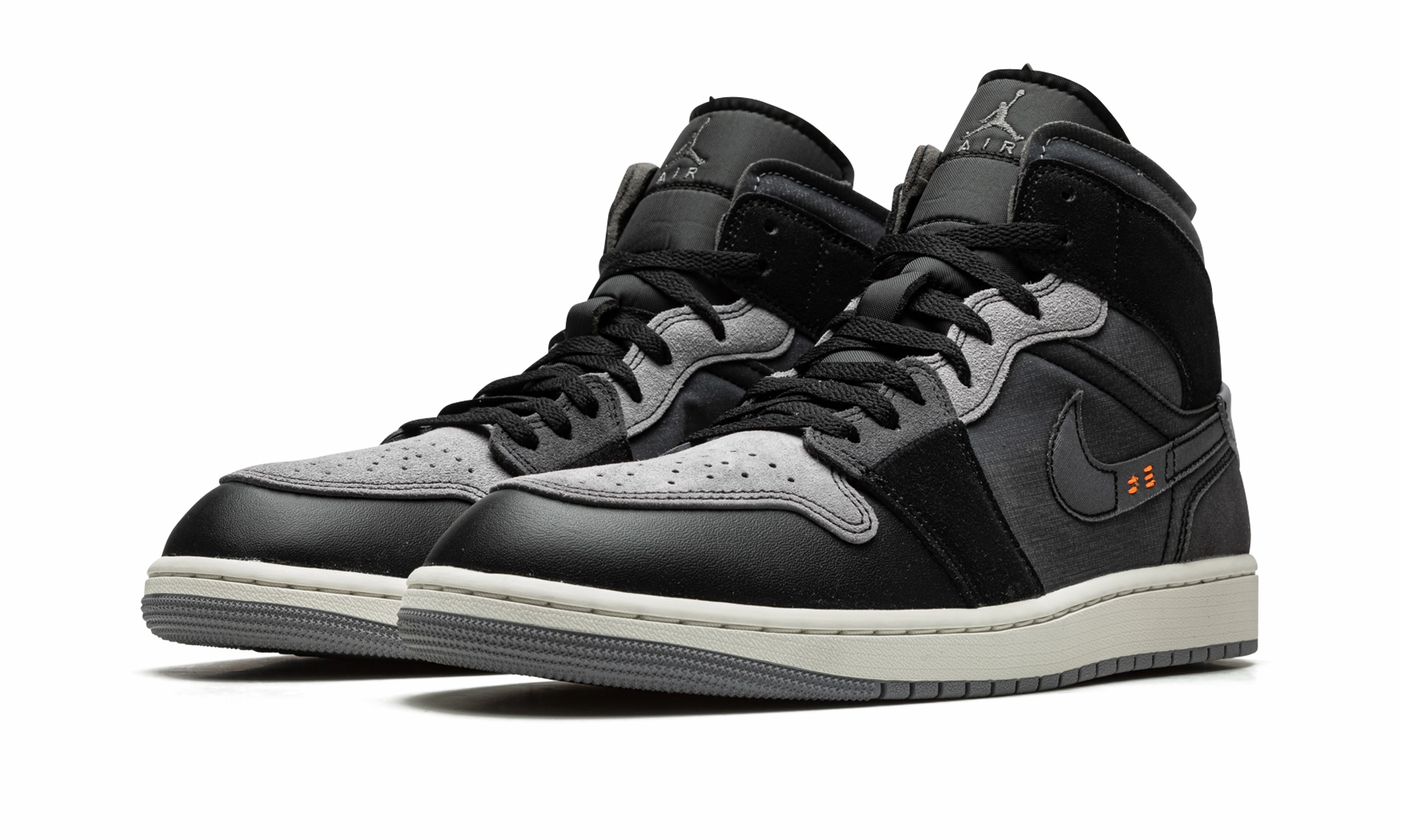 Air Jordan 1 Mid SE Craft "Inside Out - Black" Trend-setting