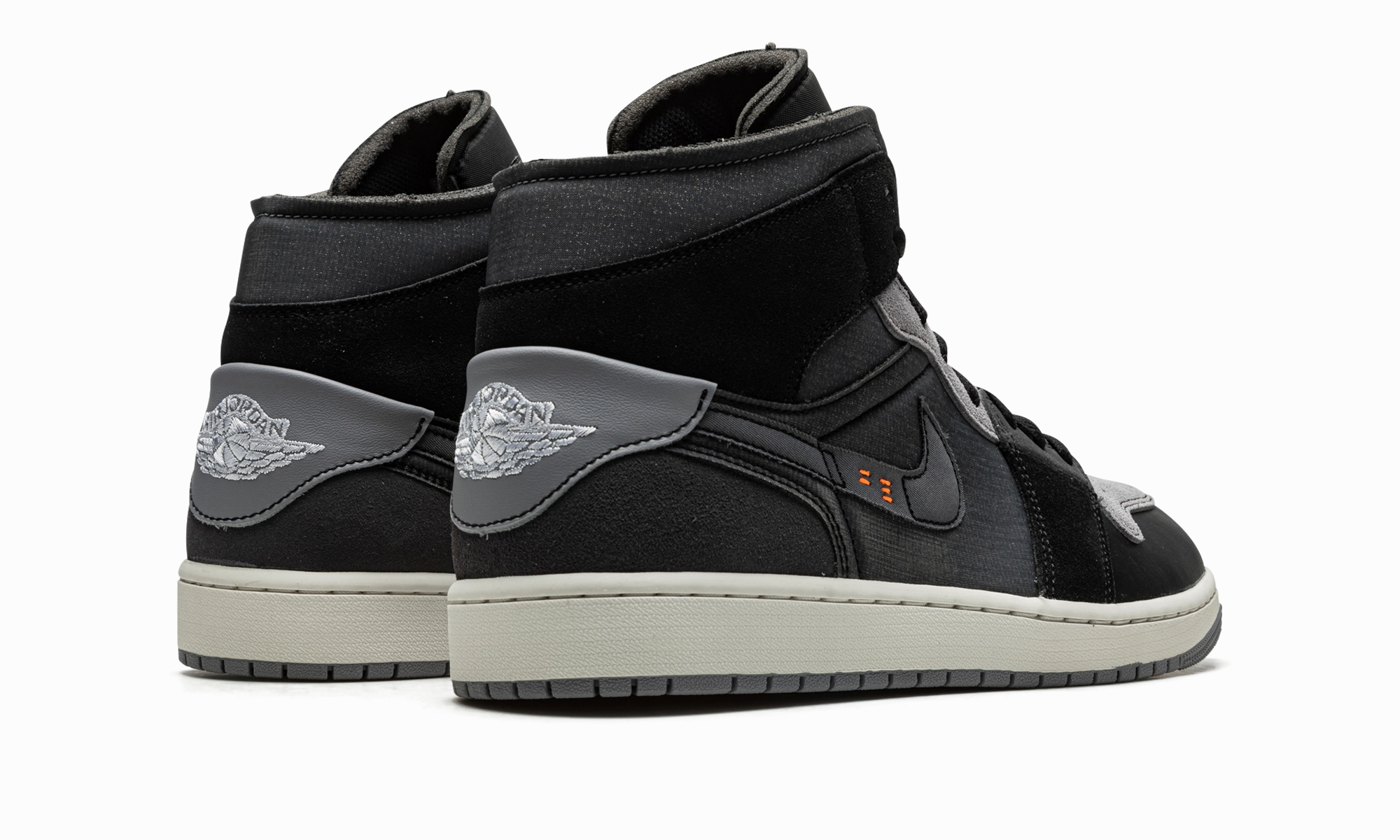 Air Jordan 1 Mid SE Craft "Inside Out - Black" Lifestyle Trend Superior shock absorption