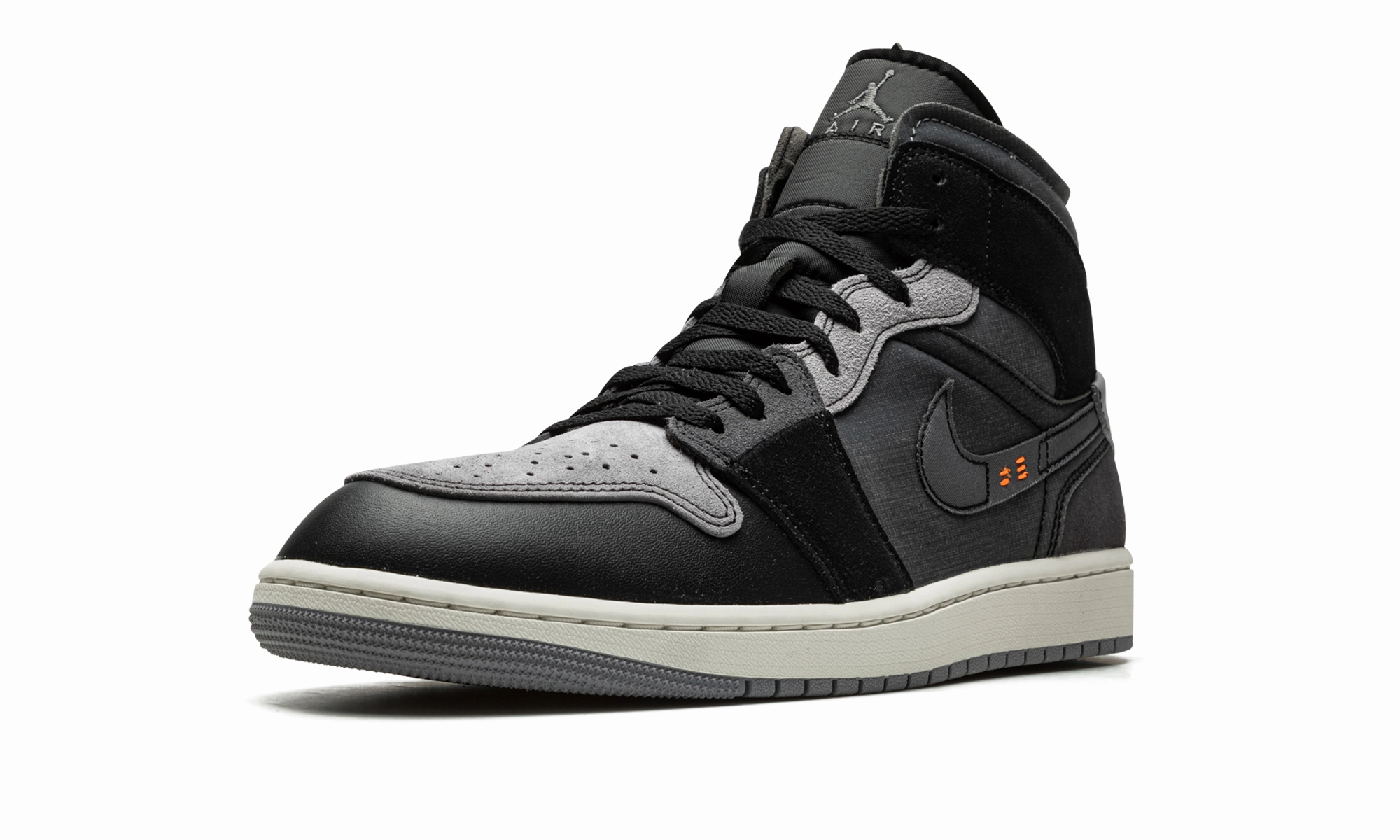 Air Jordan 1 Mid SE Craft "Inside Out - Black" Comfort Essentials Running Pace