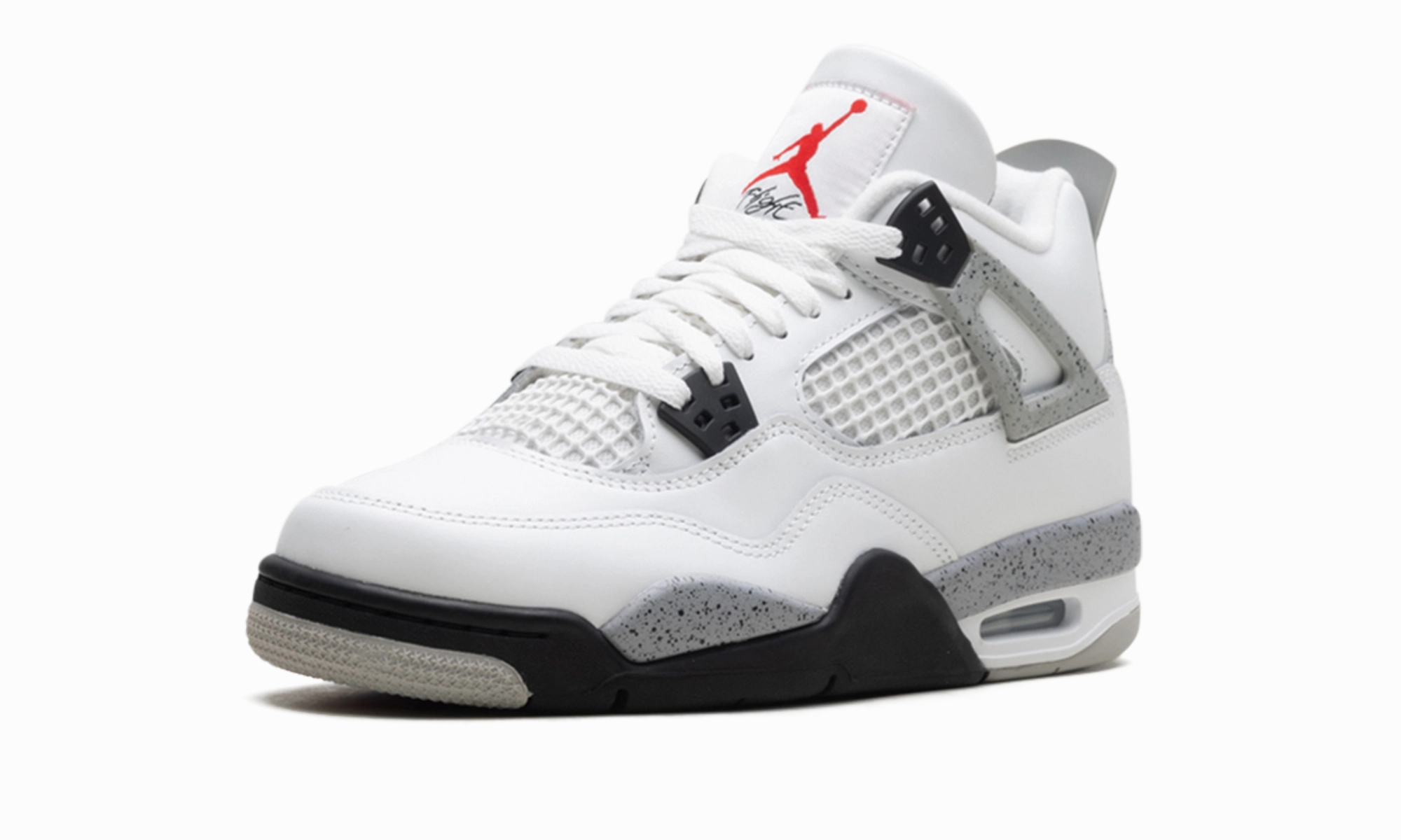 Core training Durable Sole Air Jordan 4 Retro GS "White Cement"