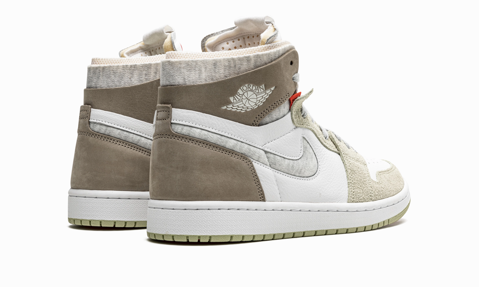 AIR JORDAN 1 ZOOM CMFT WMNS "Olive Aura" Comfort Walk Shock-absorbent wear