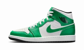 Full Flexibility Air Jordan 1 Mid "Lucky Green"