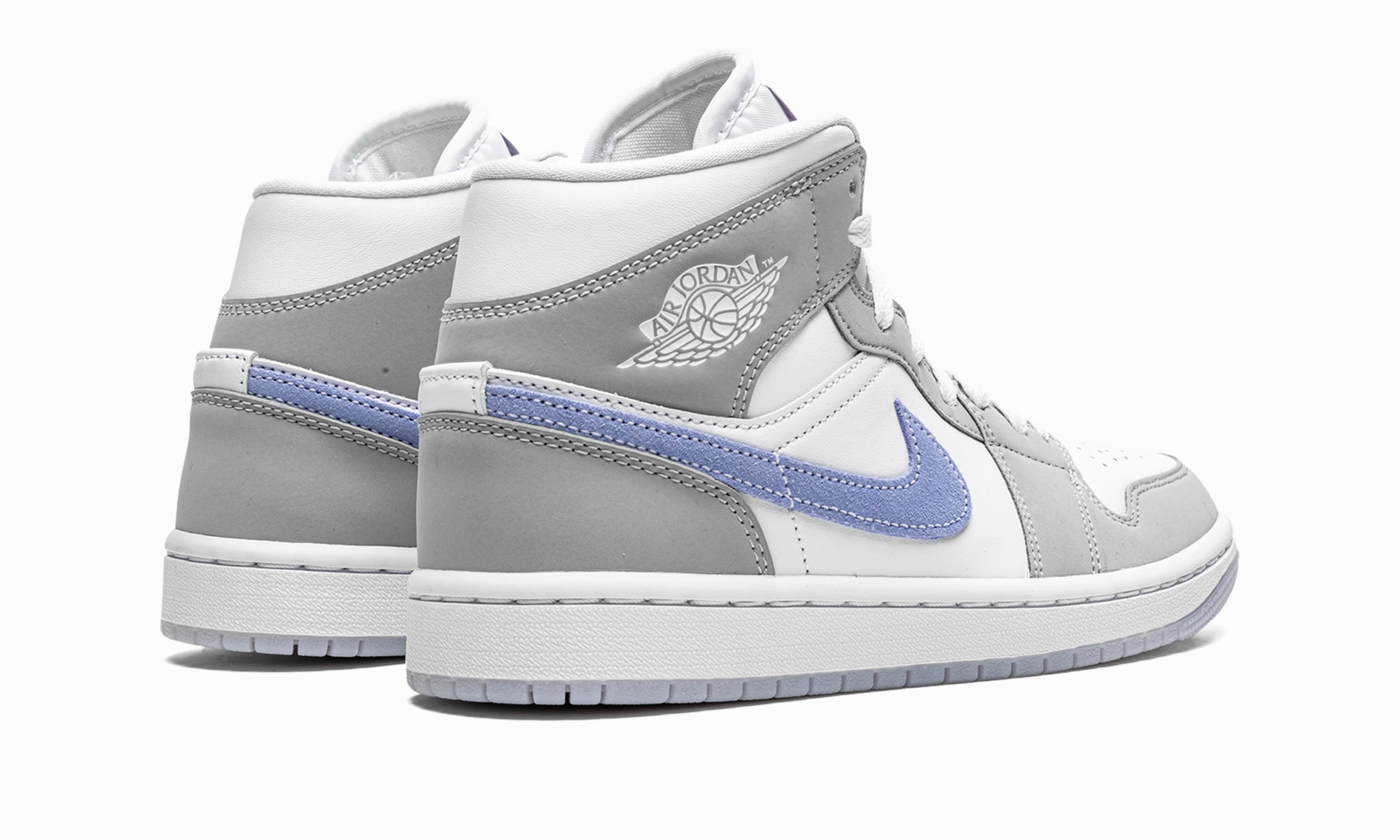 AIR JORDAN 1 MID WMNS "Grey Blue" Workout Ready