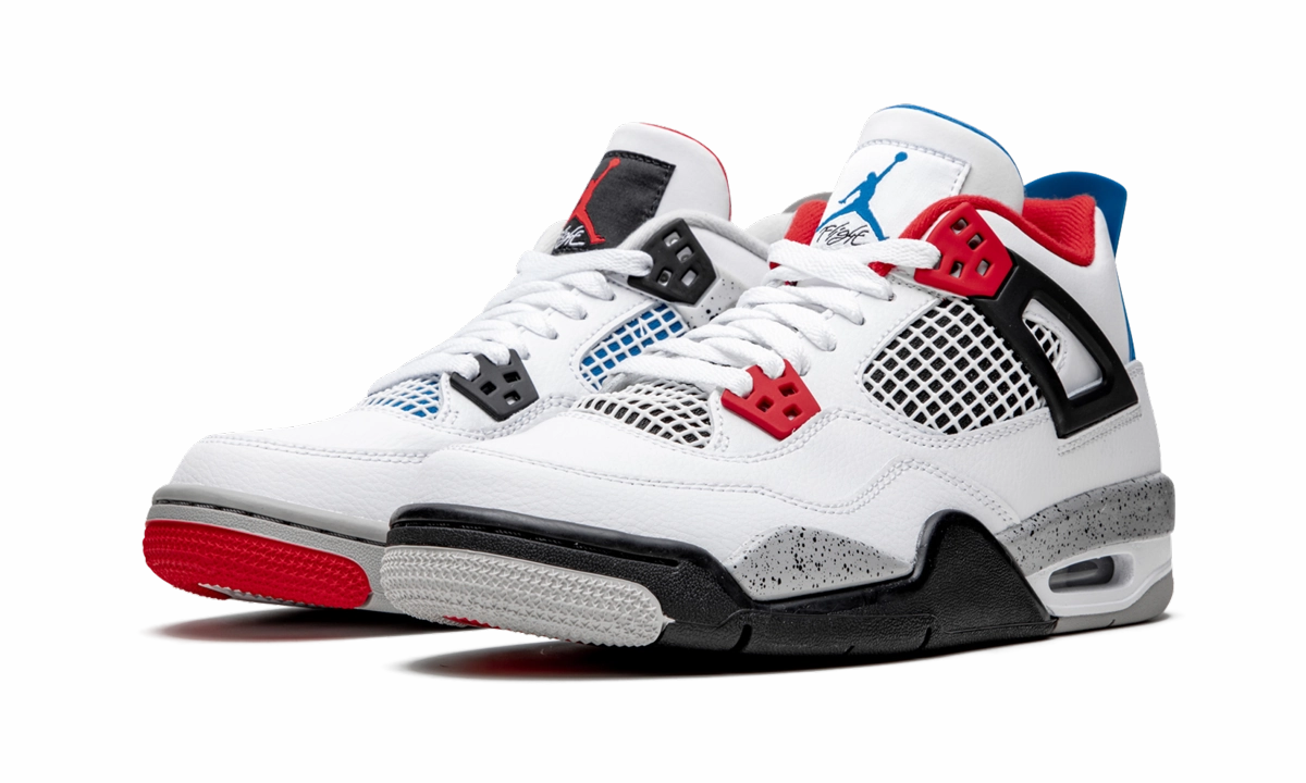 Air Jordan 4 Retro GS "What The" Adjustable Laces Fashion Essential