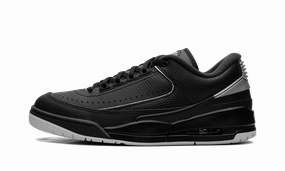 Jordan 2/3 "Black Metallic Silver" Easy traction Breathable Lining