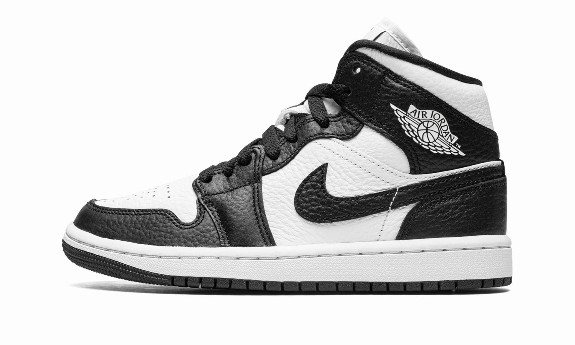 AIR JORDAN 1 MID SPLIT SE WMNS "Homage / Black White" Sturdy Construction Timeless Performance