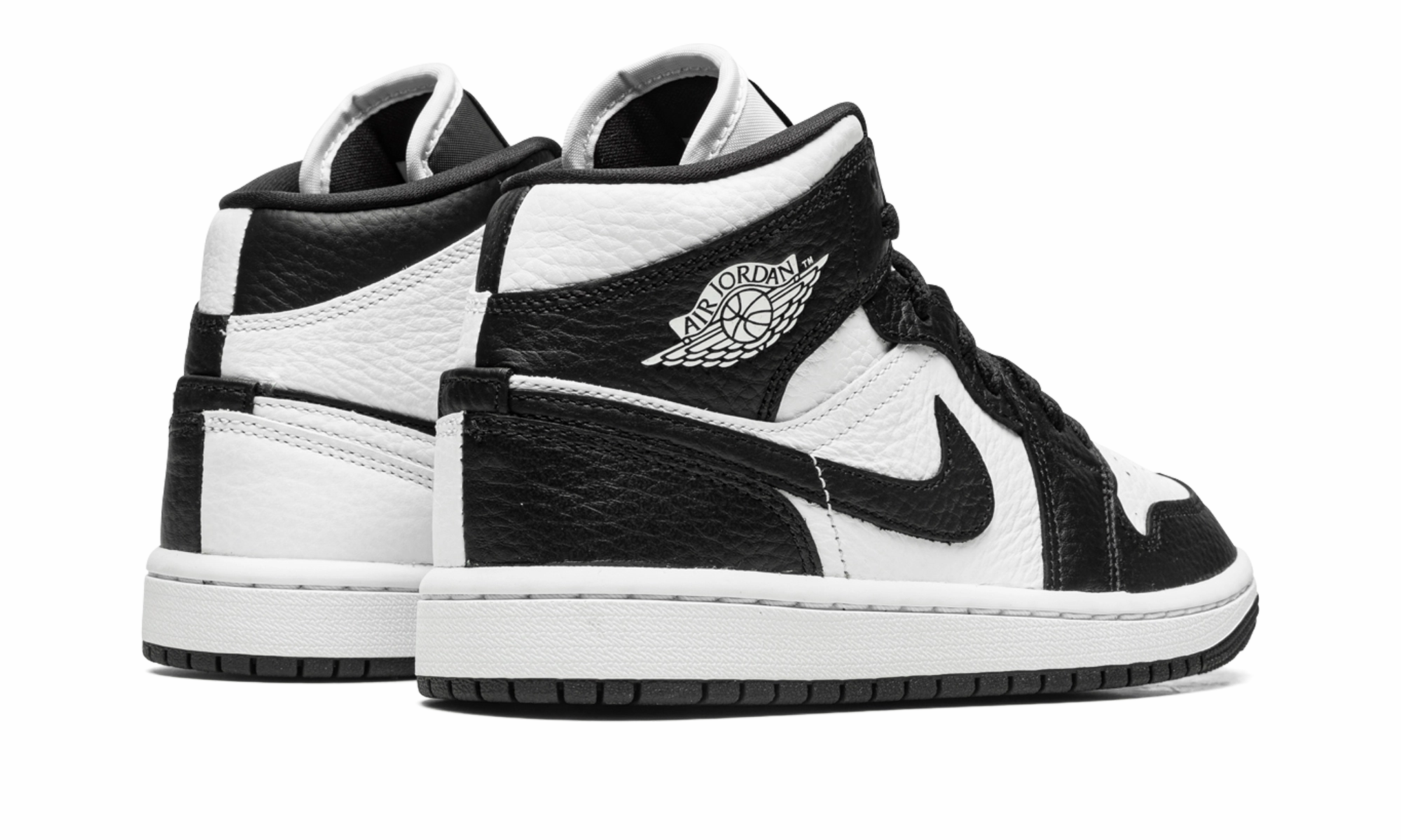 Trend-setting wear Flexible Sole AIR JORDAN 1 MID SPLIT SE WMNS "Homage / Black White"